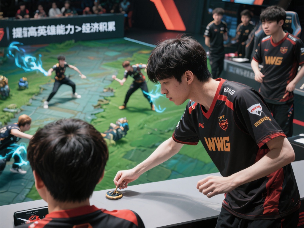 例如某场对战中，WBG队员的中单主动放弃